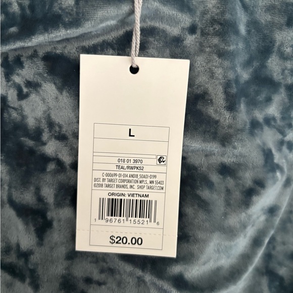 A New Day Velvet Crop Top - Charcoal - Picture 3 of 3